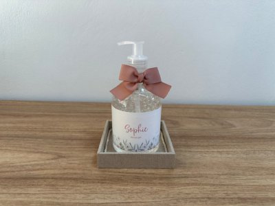 lcool gel 500ml com bandeja