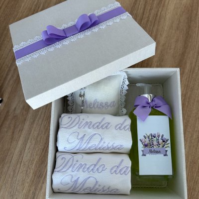 Caixa convite dindos/padrinhos