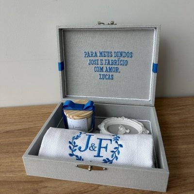 Caixa para convidar dindos