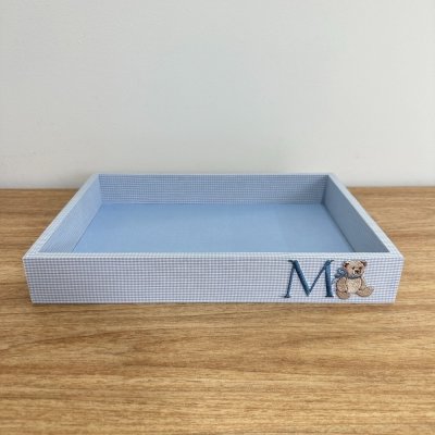 Bandeja 25x35 xadrez urso