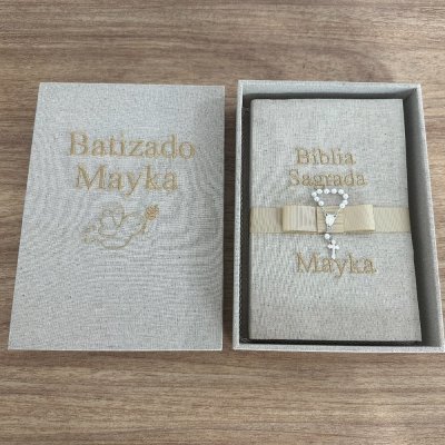 Caixa convite com Bblia