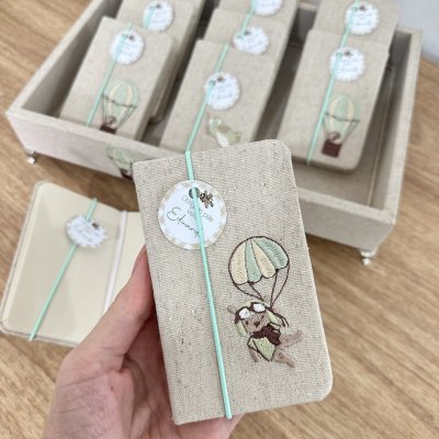 Moleskine bordado