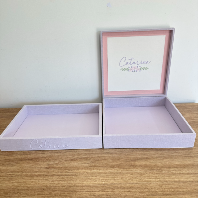 kit Lembrancinhas lilas com velas