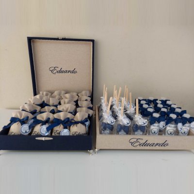 Kit lembranas de maternidade com sach bordado