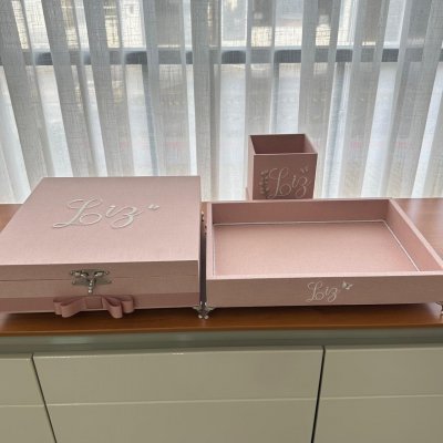 Kit Caixa 30x30, bandeja 25x35 e cachepo