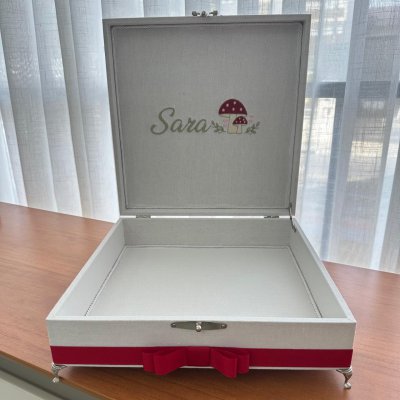 Caixa 30x30 cogumelo