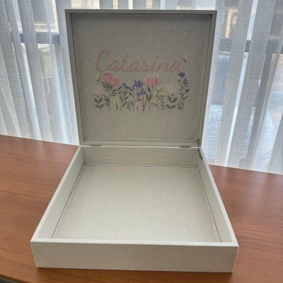 Caixa 30x30 jardim rosa