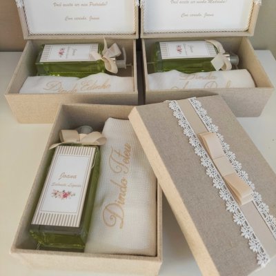 Caixa para convite padrinhos