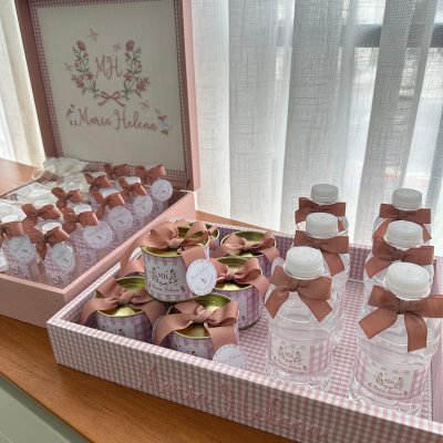 Kit lembranas patinho rose