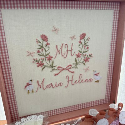 Kit lembranas patinho rose