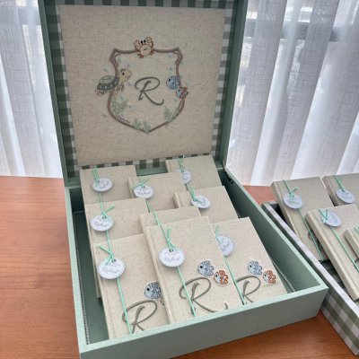 Kit lembranas com moleskine