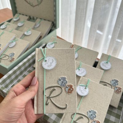 Kit lembranas com moleskine