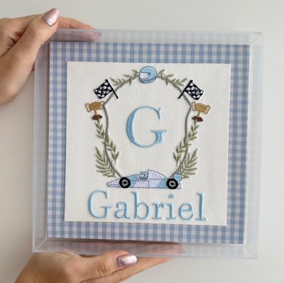 Quadro acrlico carro