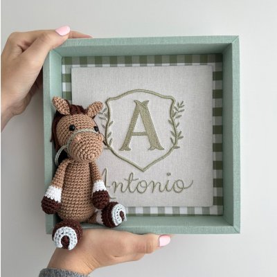 Quadro mdf com cavalinho