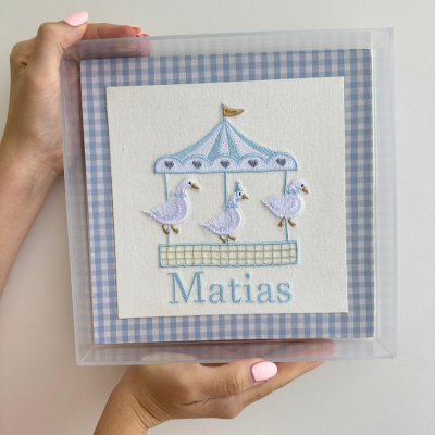 Quadro acrlico patinhos