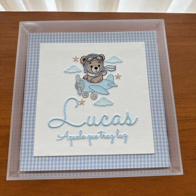 Quadro acrlico aviador