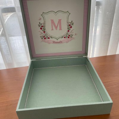 Kit caixa e livrinhos moranguinho