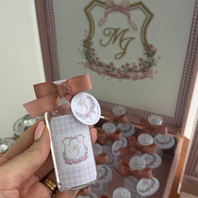 Kit lembran�as rose monograma