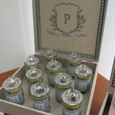 Kit lembran�as com 2 caixas