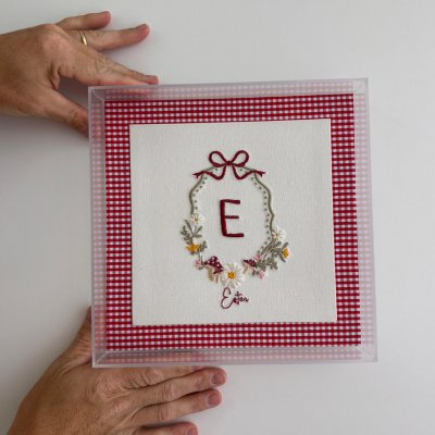 Quadro acr�lico cogumelo margarida