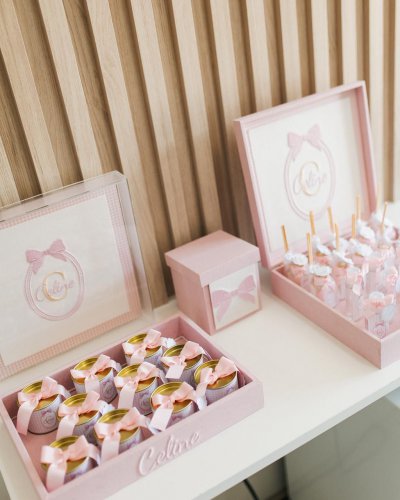 Kit lembran�as rosa