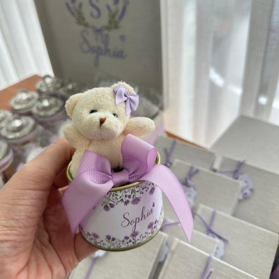 Kit 28 lembran�as com caixas e quadro