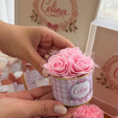 Kit lembran�as com caixa e quadro