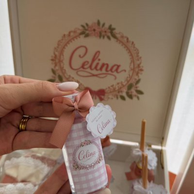 Kit lembran�as com caixa e quadro