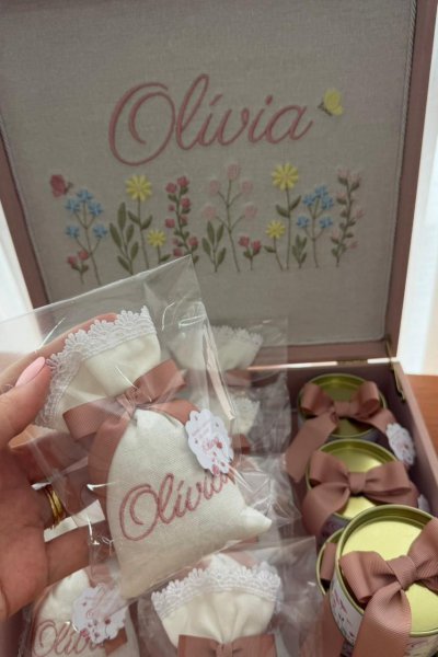 Kit lembran�as completo com quadro