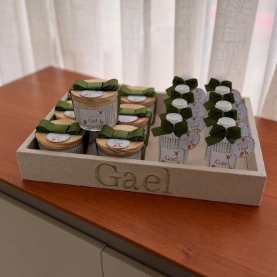 Kit Lembrancinhas safari com bandeja