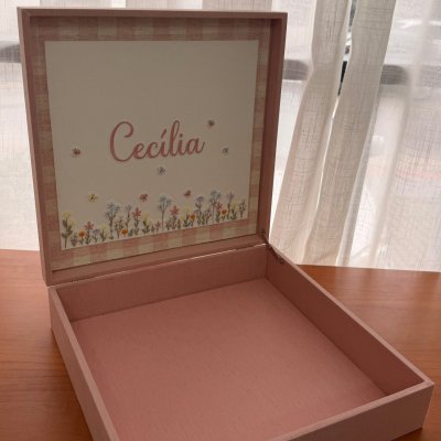 Caixa 30x30 jardim rose