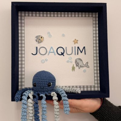 Porta maternidade com croche