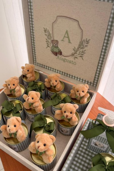 Kit lembran�as urso verde