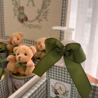 Kit lembran�as urso verde