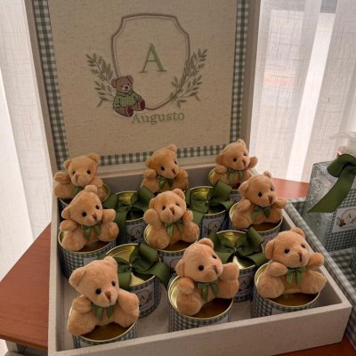 Kit lembran�as urso verde