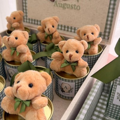 Kit lembran�as urso verde