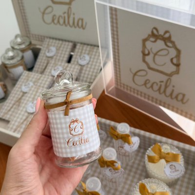 Kit lembran�as dourado