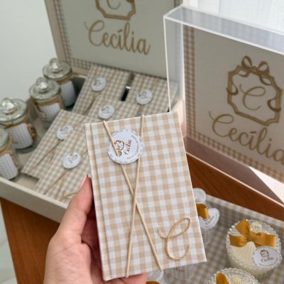 Kit lembran�as dourado