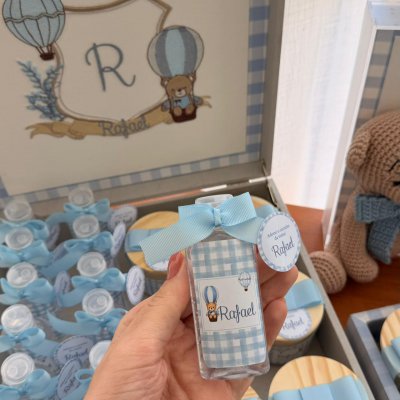 Kit lembran�as urso azul