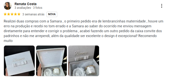 Coment�rio de cliente