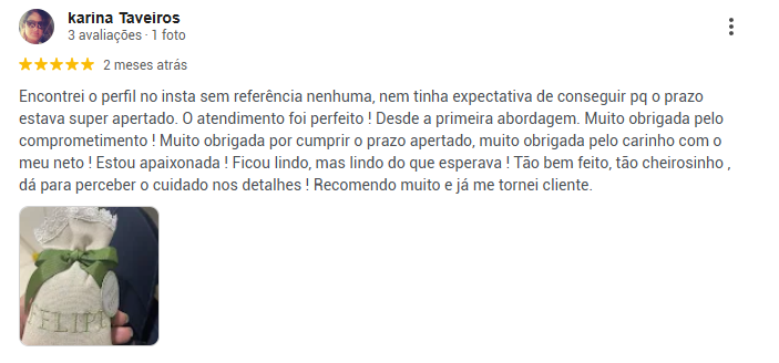 Coment�rio de cliente